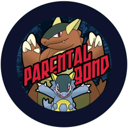 Mega Kangaskhan &quot;Parental Bond&quot; button art