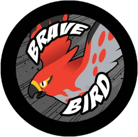 Talonflame &quot;Brave Bird&quot; button art