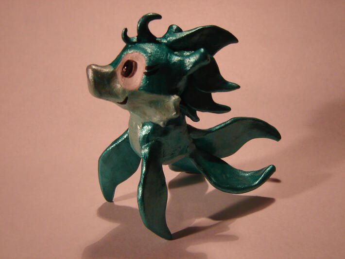 Leta the Sea Dragon OC sculpture