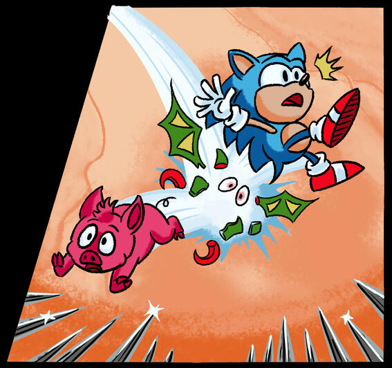 Sonic the Comic ReIllustrated entry